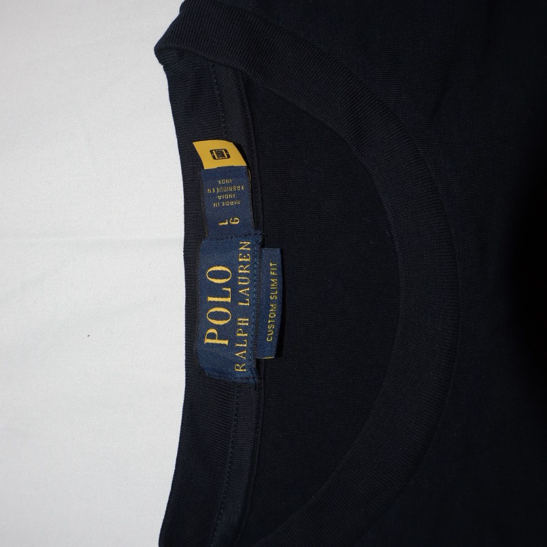 Ralph Lauren Polo Bear Tee Navy — Hunter Bear — view 2