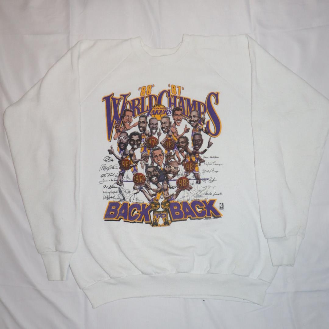 Vintage LA Lakers '87-'88 Back to Back Crewneck — view 2