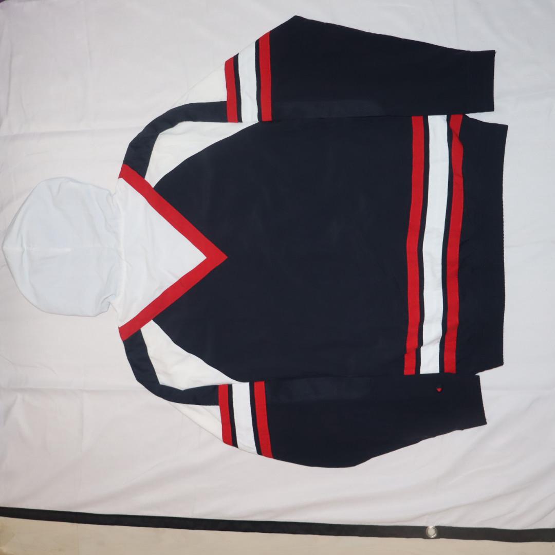 Champion Zip-Up Hoodie Navy/Red/White — view 2